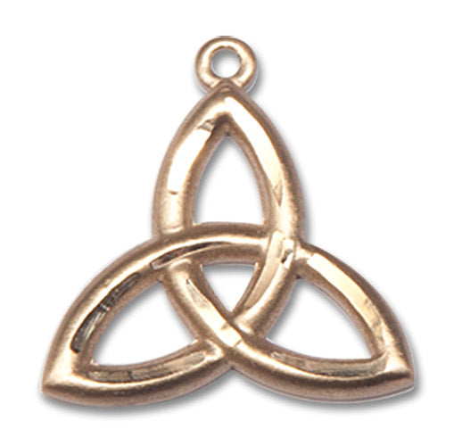 14kt Gold Filled Trinity Irish Knot Pendant