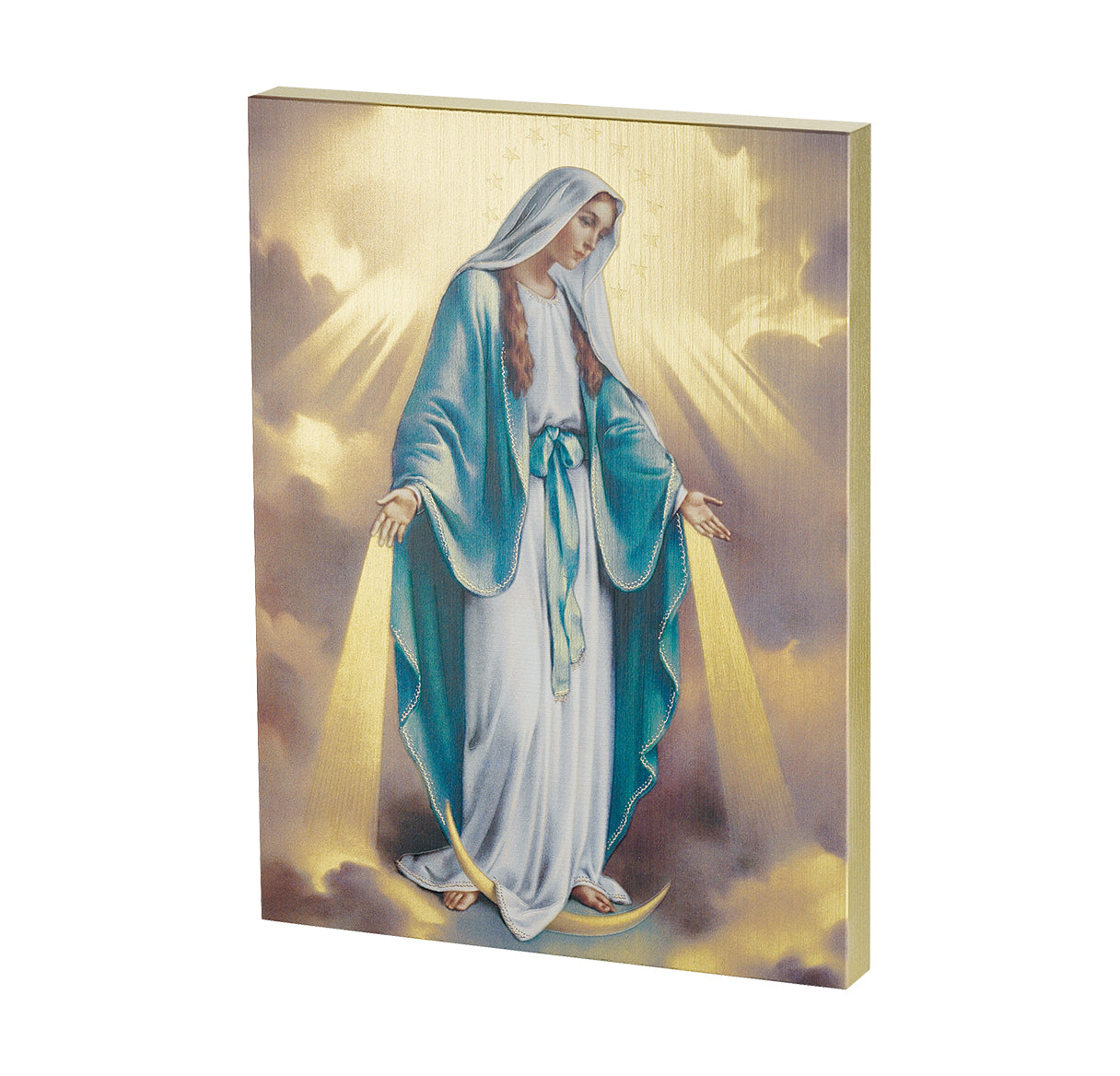 Our Lady of Grace Textured Wood