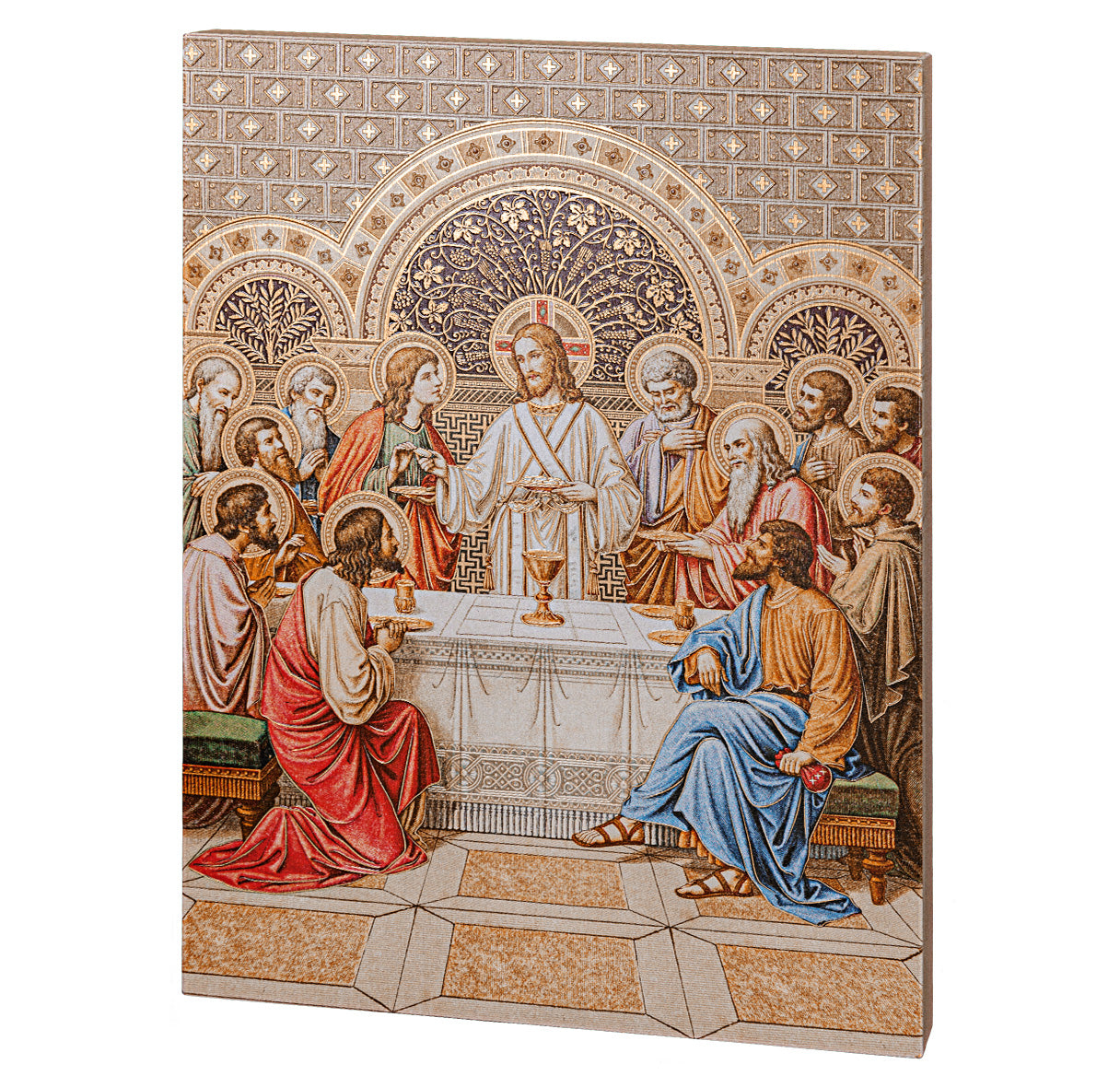 Last Supper Textured Wood