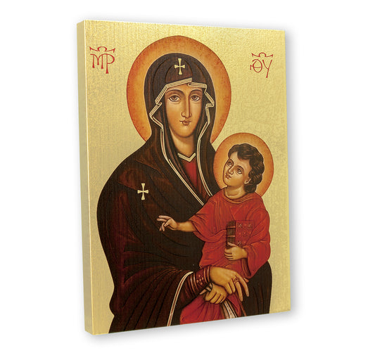 Our Lady of Romanus Textured Wood