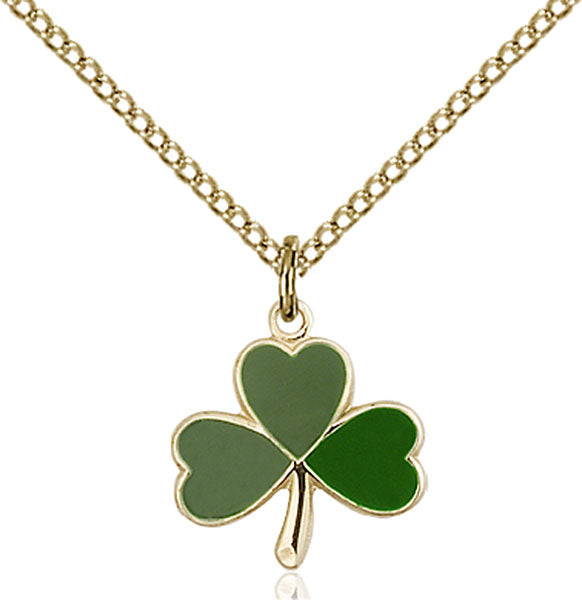 14kt Gold Filled Shamrock Pendant