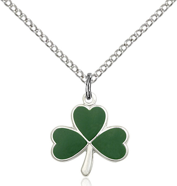 Sterling Silver Shamrock Pendant