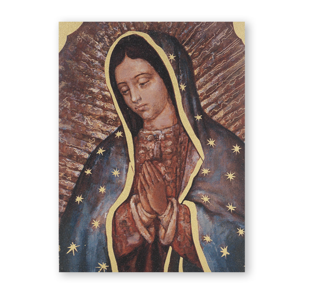 Our Lady of Guadalupe Textured Wood
