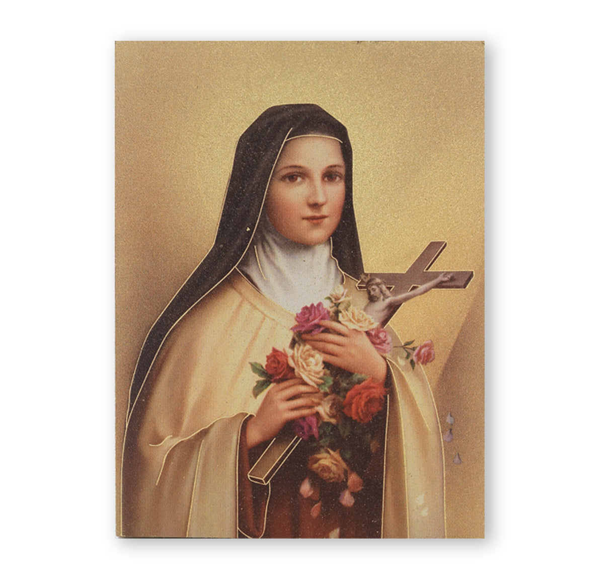 St. Therese Textured Wood