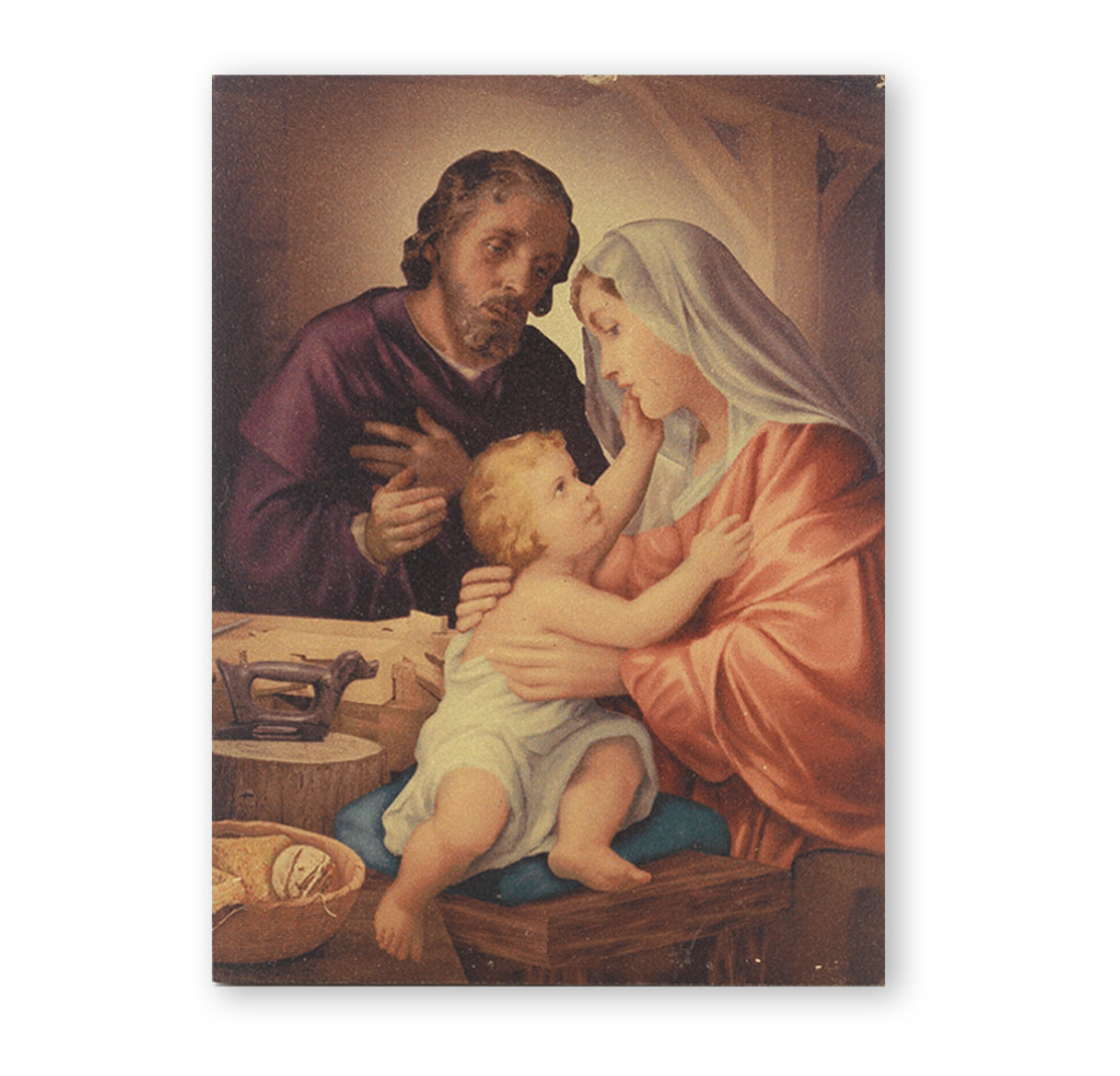 Holy Family Textured Wood