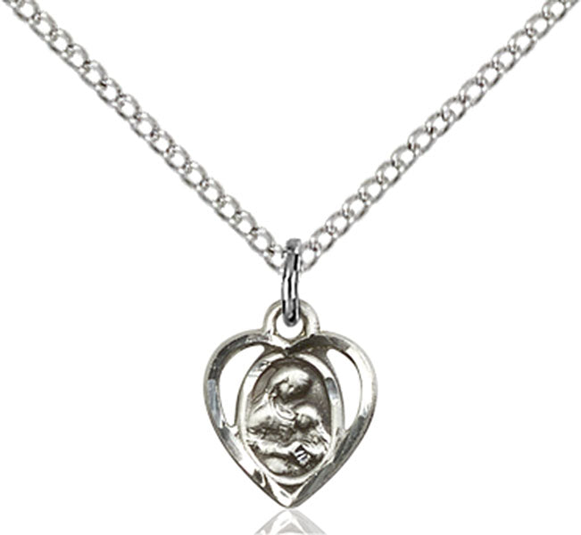 Sterling Silver Saint Ann Pendant