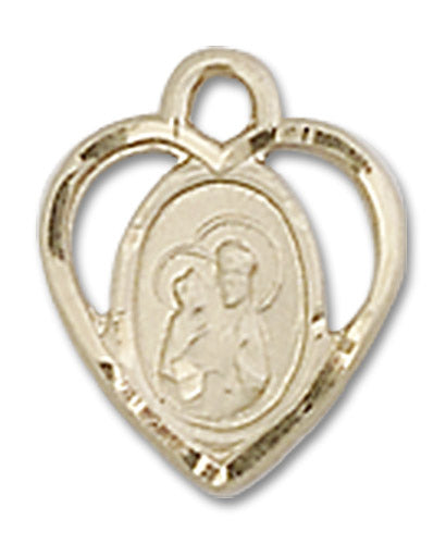 14kt Gold Saint Ann Medal