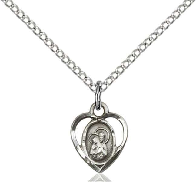 Sterling Silver Saint Ann Pendant