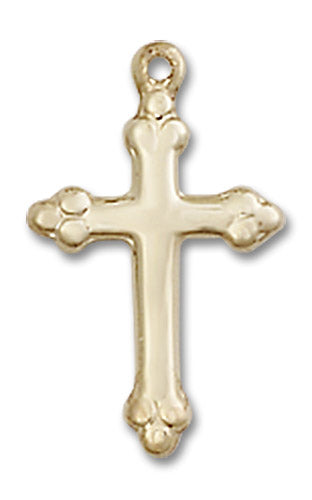 14kt Gold Cross Medal