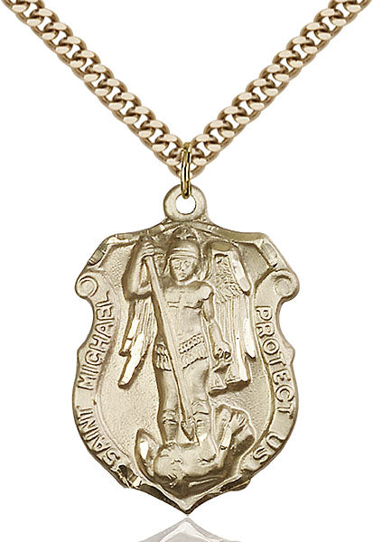 14kt Gold Filled Saint Michael Pendant