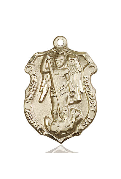 14kt Gold Saint Michael Medal