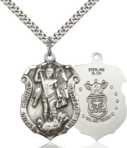 Sterling Silver Saint Michael Pendant