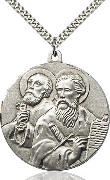 Sterling Silver Saint Peter Pendant