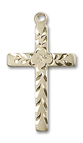 14kt Gold Cross Medal