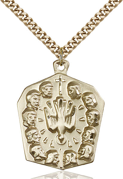 14kt Gold Filled Apostles Pendant