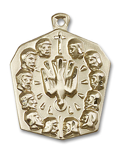 14kt Gold Apostles Medal