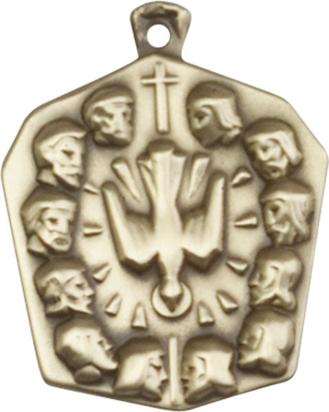 Antique Gold Apostles Keychain