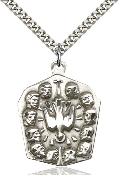 Sterling Silver Apostles Pendant