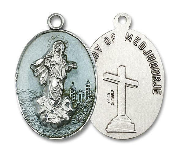 Sterling Silver Medjugorje Pendant