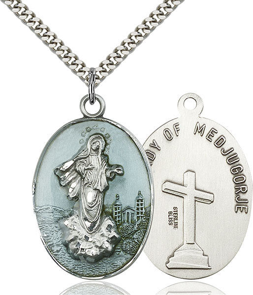 Sterling Silver Medjugorje Pendant