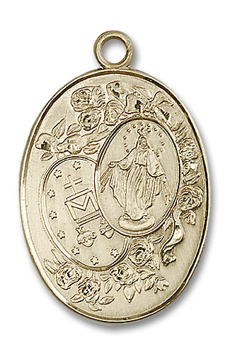 14kt Gold Miraculous Medal