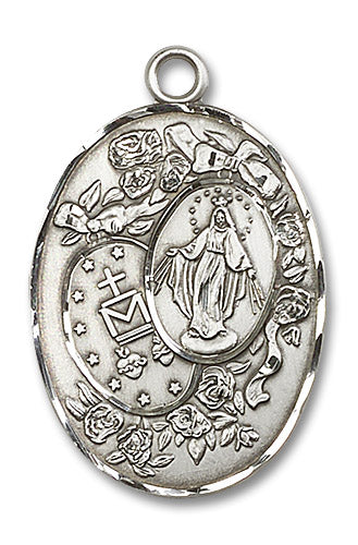 Sterling Silver Miraculous Pendant