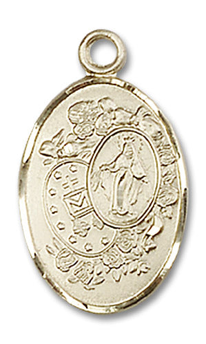 14kt Gold Miraculous Medal