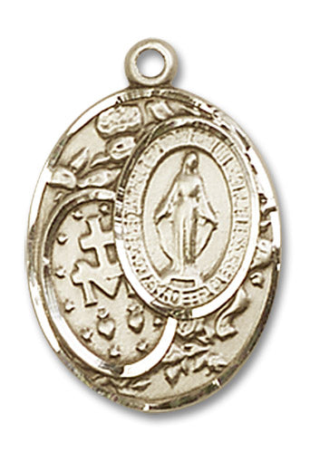 14kt Gold Miraculous Medal