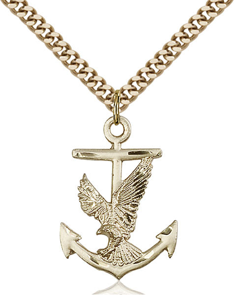 14kt Gold Filled Anchor / Eagle Pendant