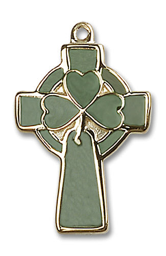 14kt Gold Celtic Cross Medal