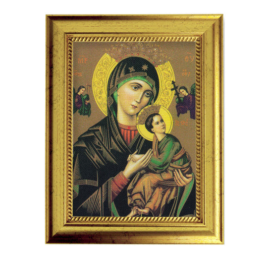 Our Lady of Perpetual Help Gold-Leaf Framed Art