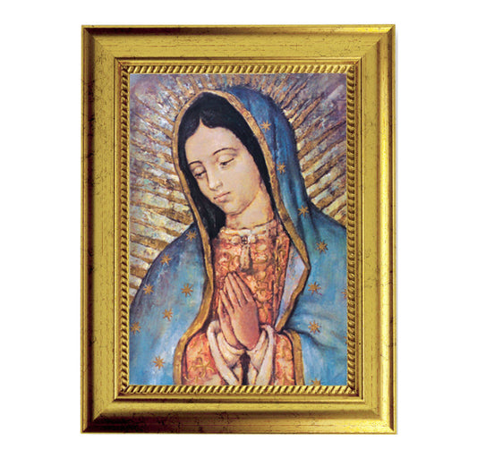 Our Lady of Guadalupe Gold-Leaf Framed Art