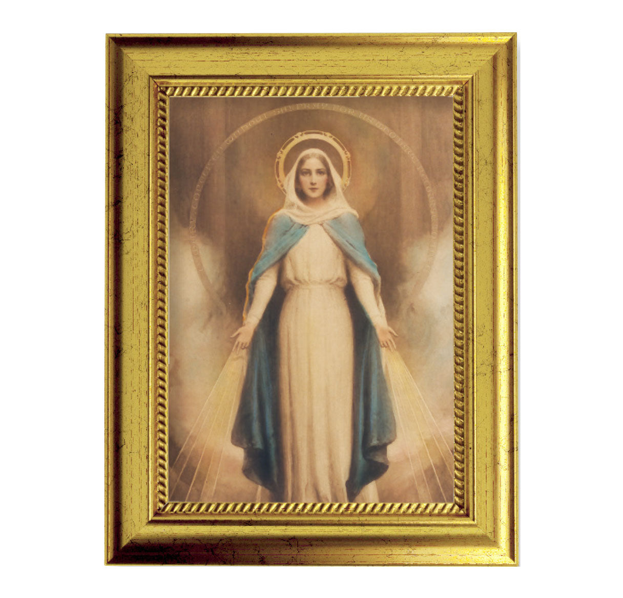 Miraculous Mary Gold-Leaf Framed Art
