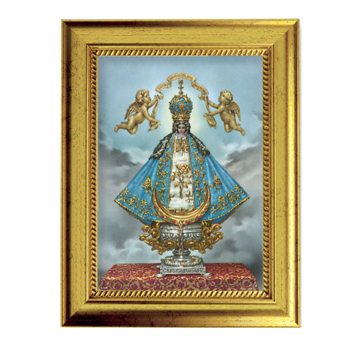 Virgin San Juan Gold-Leaf Framed Art