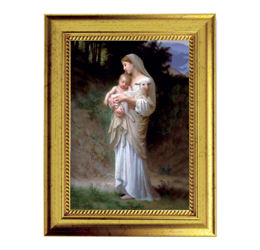 Divine Innocence Gold-Leaf Framed Art