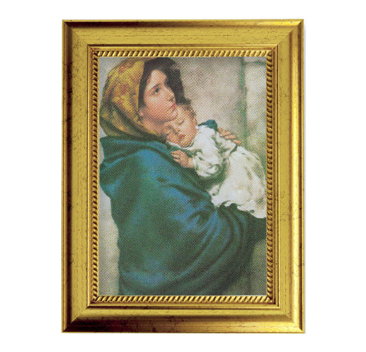 Madonna of the Streets Gold-Leaf Framed Art