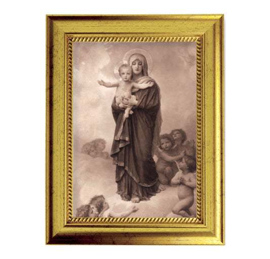 Notre Dame des Anges Gold-Leaf Framed Art