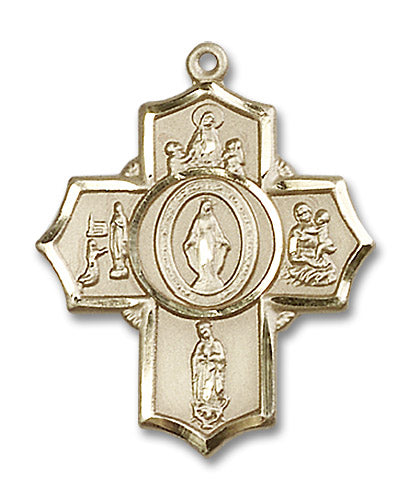 14kt Gold Apparitions Medal