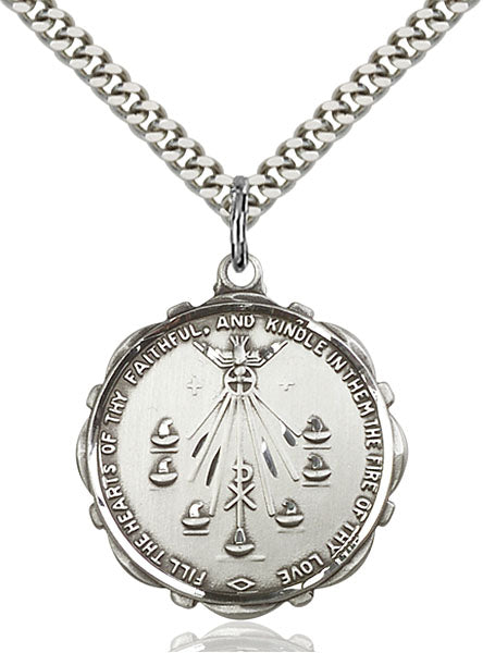 Sterling Silver Seven Gifts Pendant
