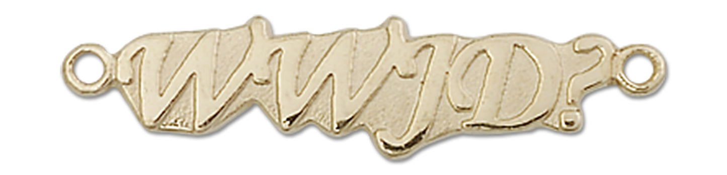 14kt Gold WWJD Medal