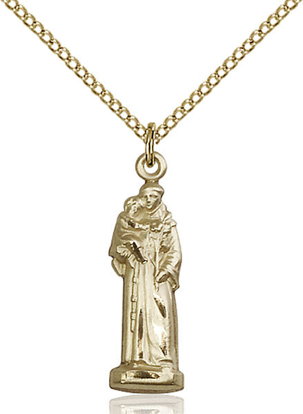 14kt Gold Filled Saint Anthony Pendant
