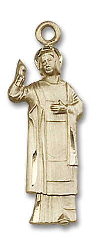 14kt Gold Saint Florian Medal