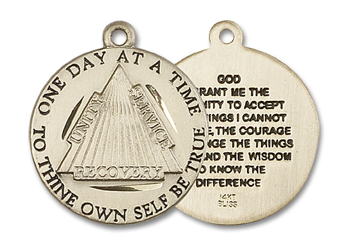 14kt Gold Recovery Medal