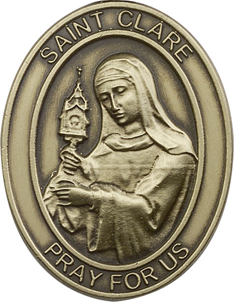 Antique Gold St. Clare Visor Clip