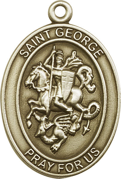 Antique Gold St. George Keychain – The Catholic Shop
