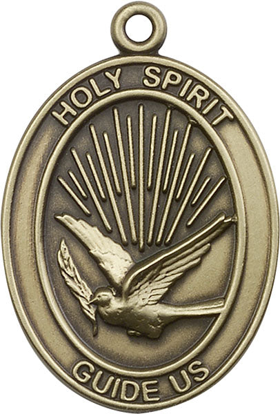 Antique Gold Holy Spirit Keychain