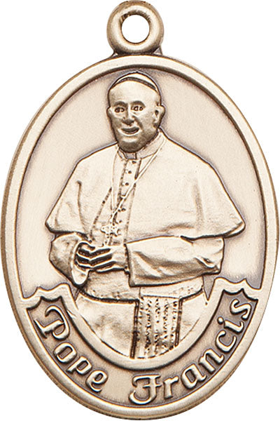 Gold Oxide Pope Francis Keychain