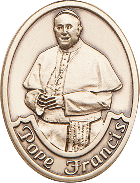 Gold Oxide Pope Francis Visor Clip