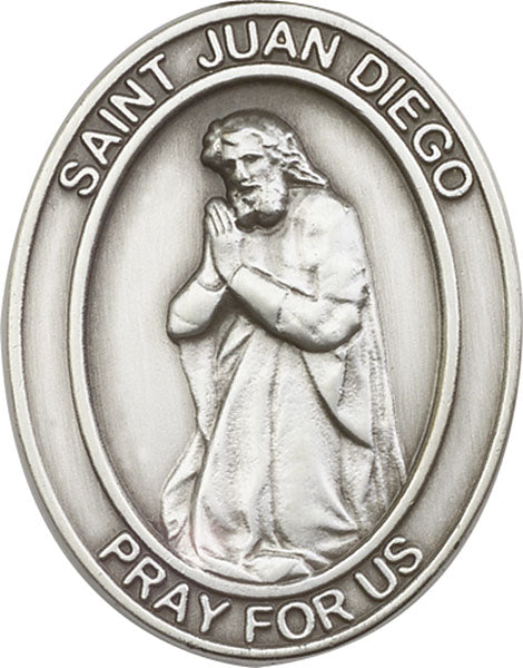 Antique Silver Juan Diego Visor Clip