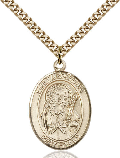 14kt Gold Filled Saint Apollonia Pendant